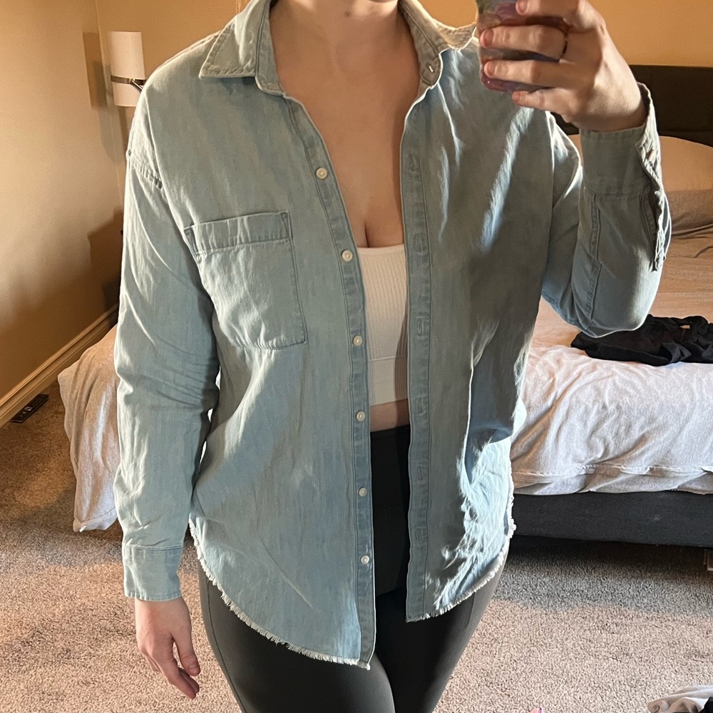 Aerie - Light Blue Denim Shirt